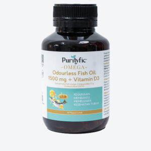 Purityfic Omega - High Strength Odourless Fish Oil + Vitamin D3