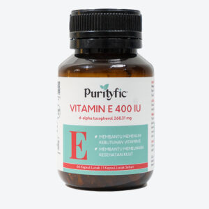 Purityfic Vitamin E 400 IU 60 Kapsul Lunak