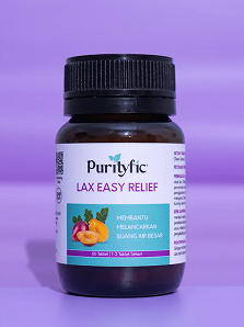 Kesehatan Pencernaan : Purityfic Lax Easy Relief  60 Tablet