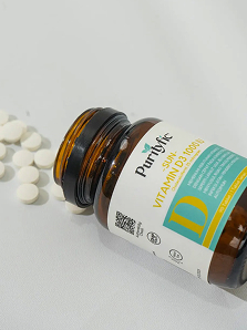 Kesehatan Tulang: Purityfic Sun Vitamin D3 1000IU 90 Tablets