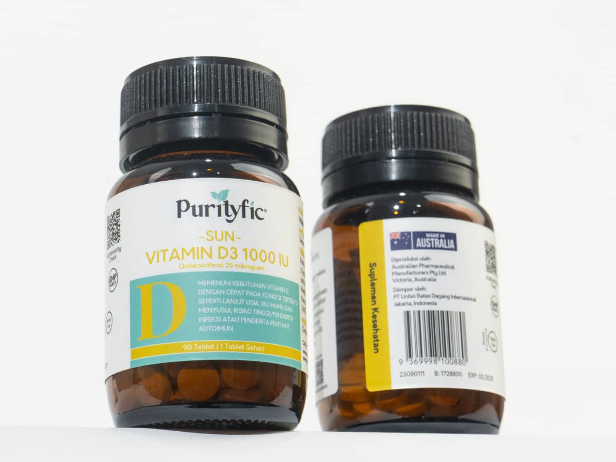 Purityfic Sun Vitamin D3 1000 IU