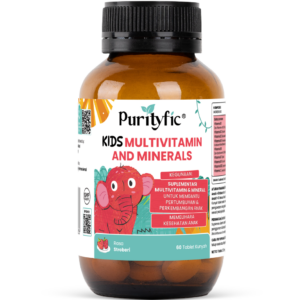 Purityfic Kids Multivitamin & Minerals (60 Tablet Kunyah)