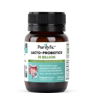 Purityfic Lacto-Probiotics 10 Billion (30 Kapsul)
